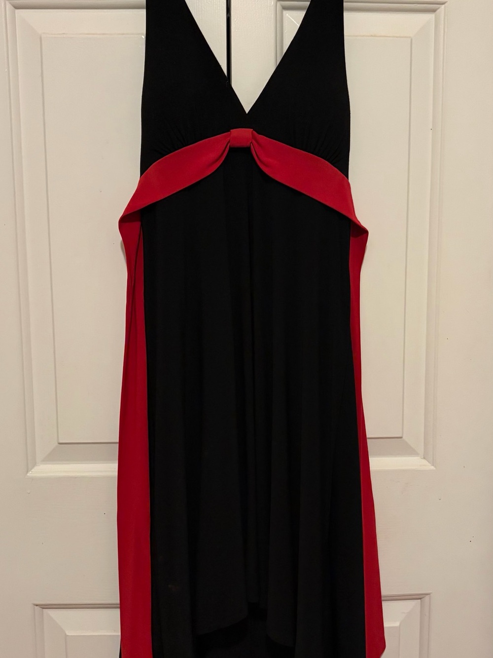 A.P.N.Y. Black and Red Evening Dress